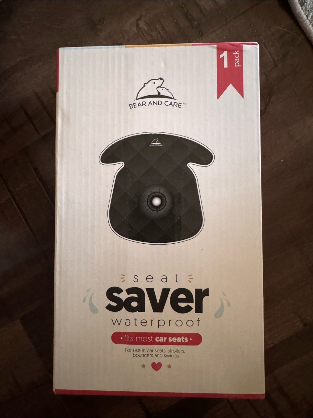 Seat Saver Waterproof Car Seat Protector - Black